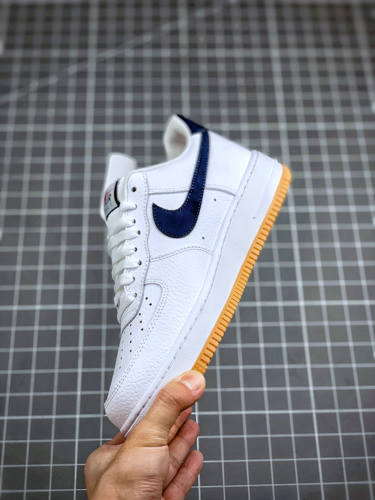 190 Air Force 1 07'V8  蓝白生胶 海外发售版 实拍首发 货号：CI1759-100