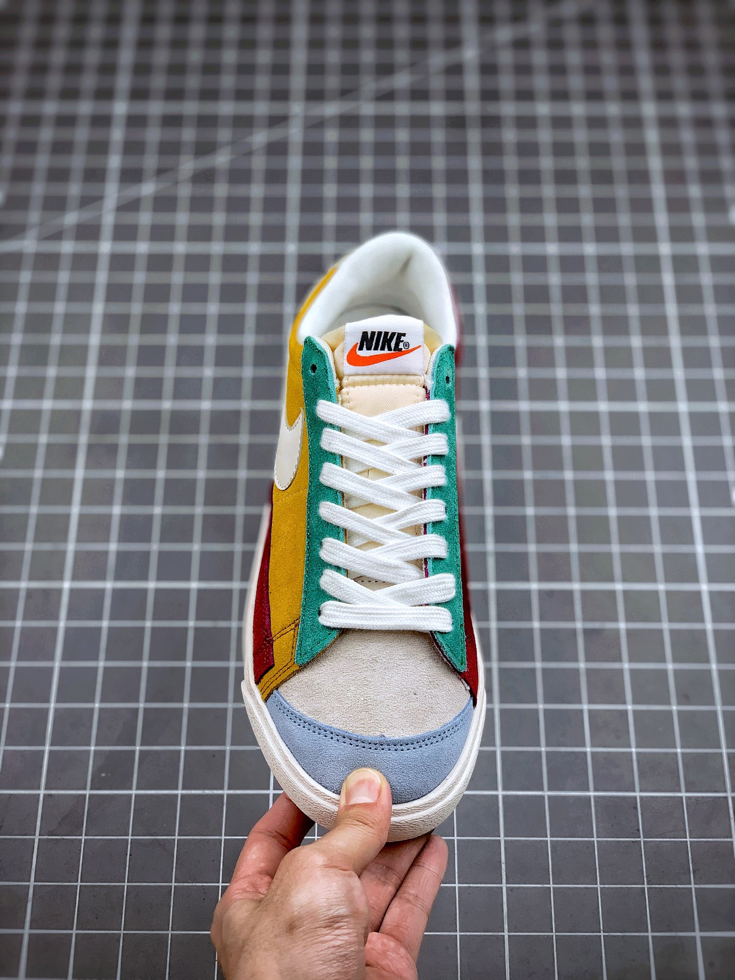 160 Nike Blazer Mid QS HH 复古经典低帮开拓者 红黄鸳鸯  货号 :BQ1167-008