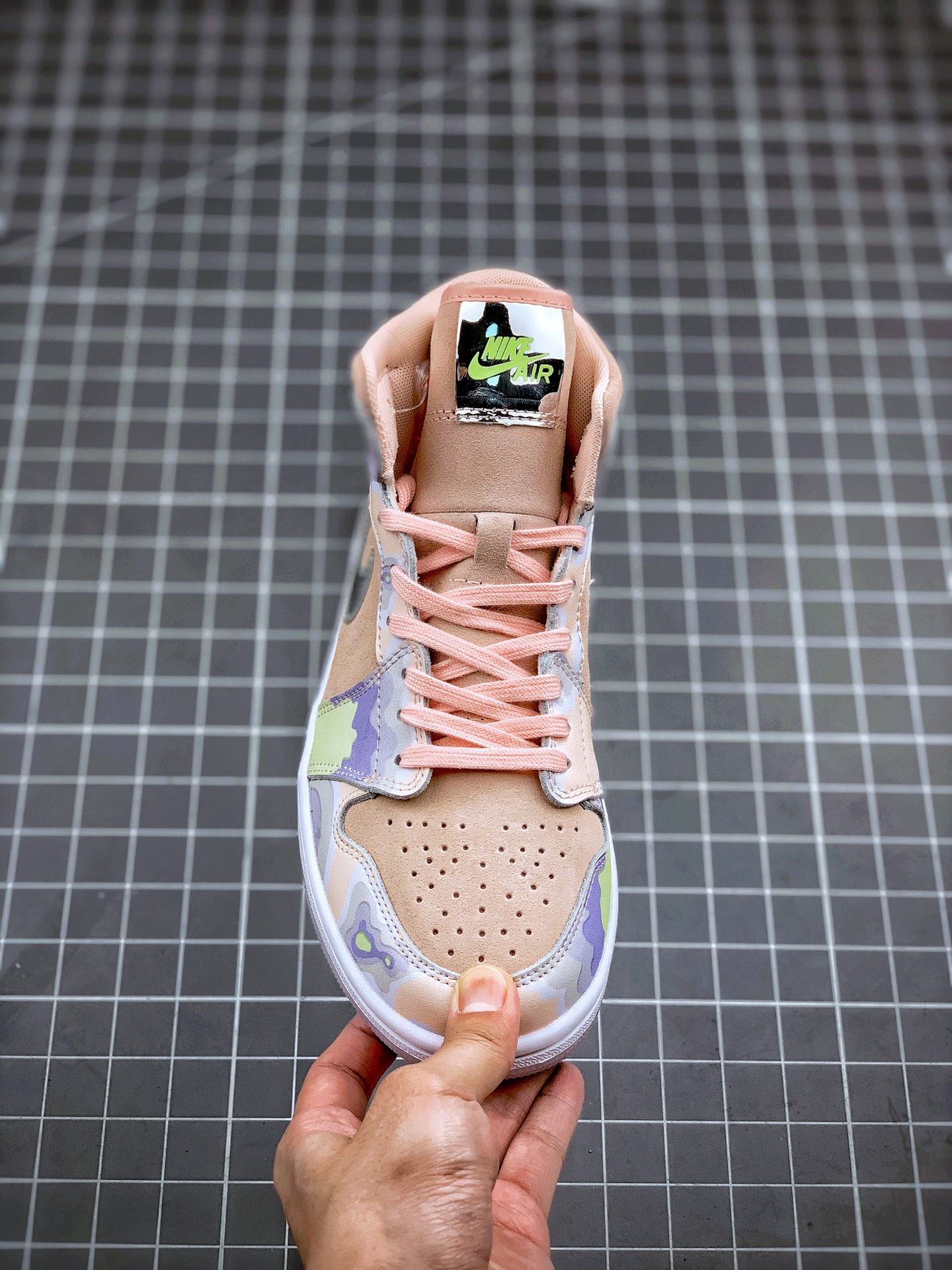 270 Air Jordan 1 Mid白银紫中帮 AJ1 乔丹1代 aj1 乔1 中邦 CW6008-600