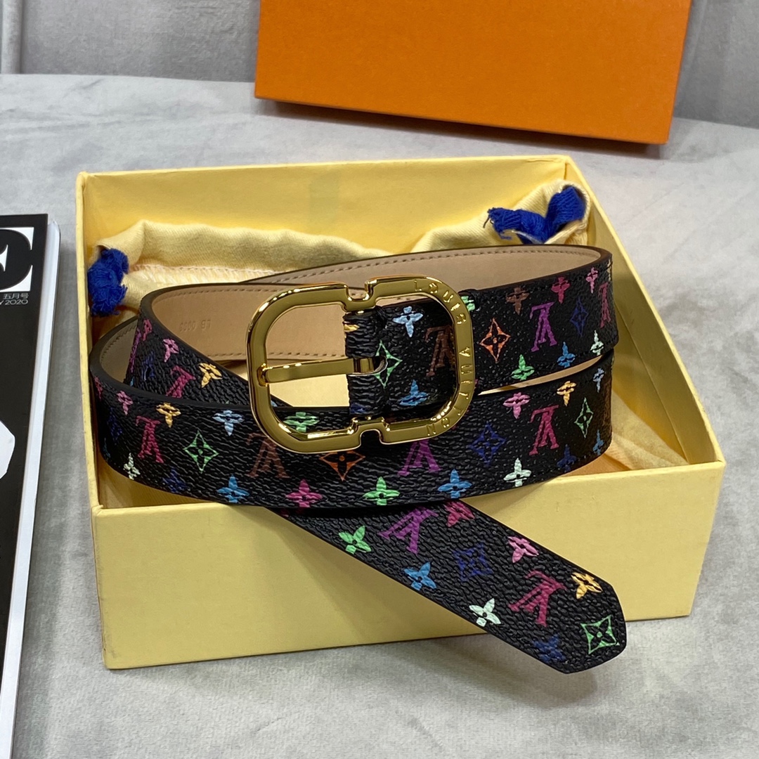 Louis Vuitton Belts Canvas Mini