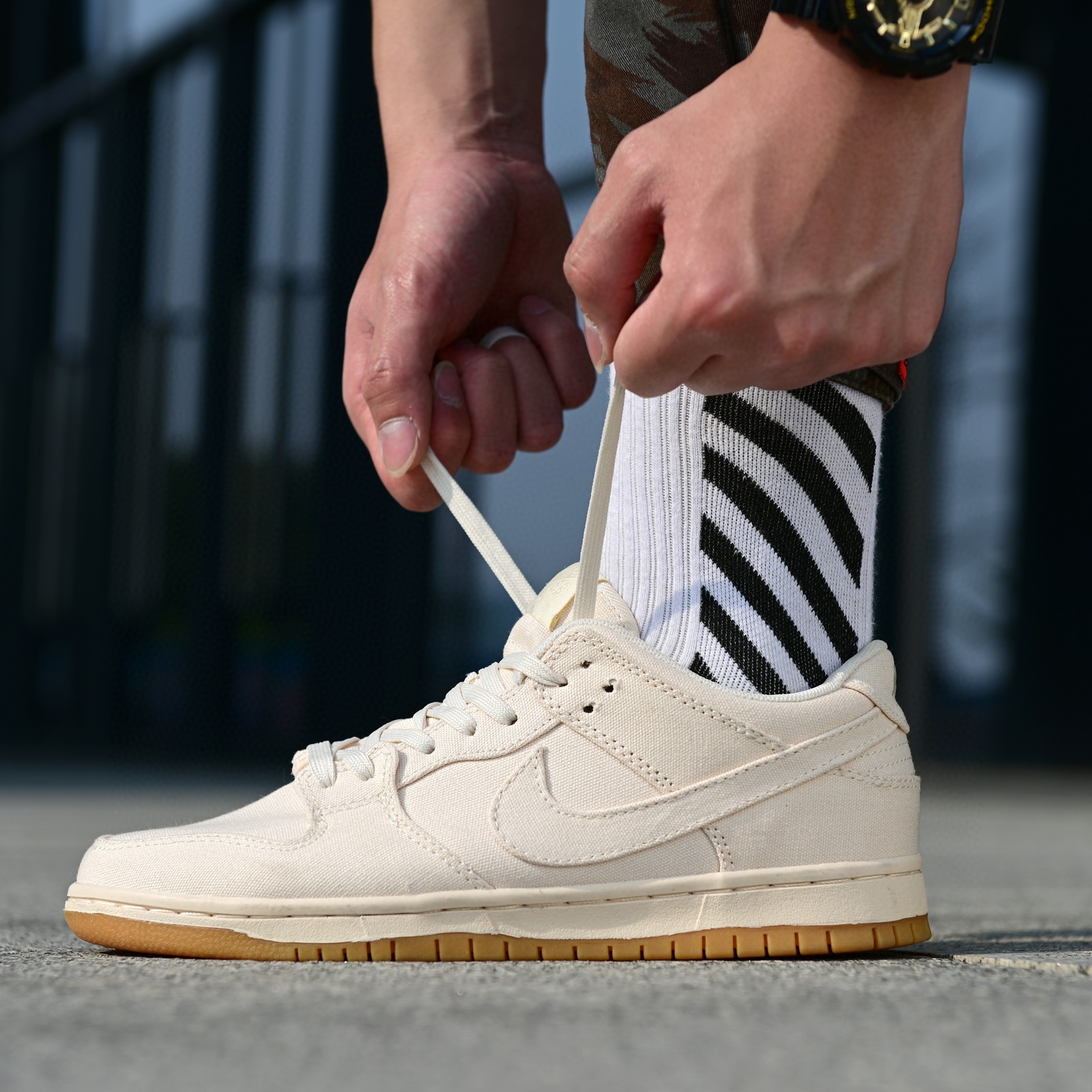 合集新款帆布 120 真标半码 Nike Dunk SB Low Tokyo 低帮限定休闲帆布板鞋