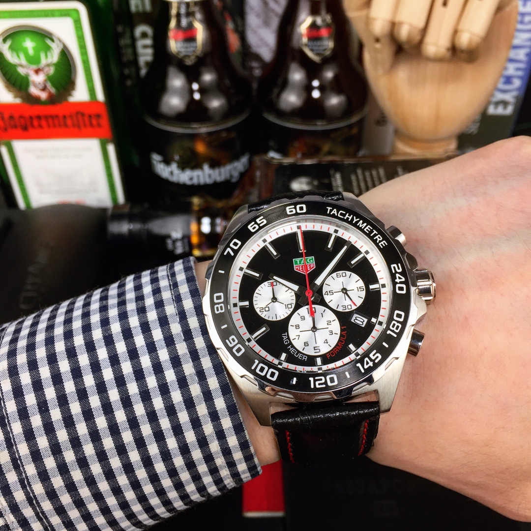 🎩Reloj especial de la serie TAG Heuer F1 equipado con movimiento cronógrafo de cuarzo multifunción japonés, …