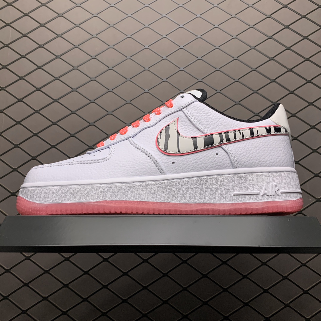 210 Nike Air Force 1 ”South Korea' 韩国限定虎纹空军一号鸳鸯低帮运动休闲板鞋 CW3919-100