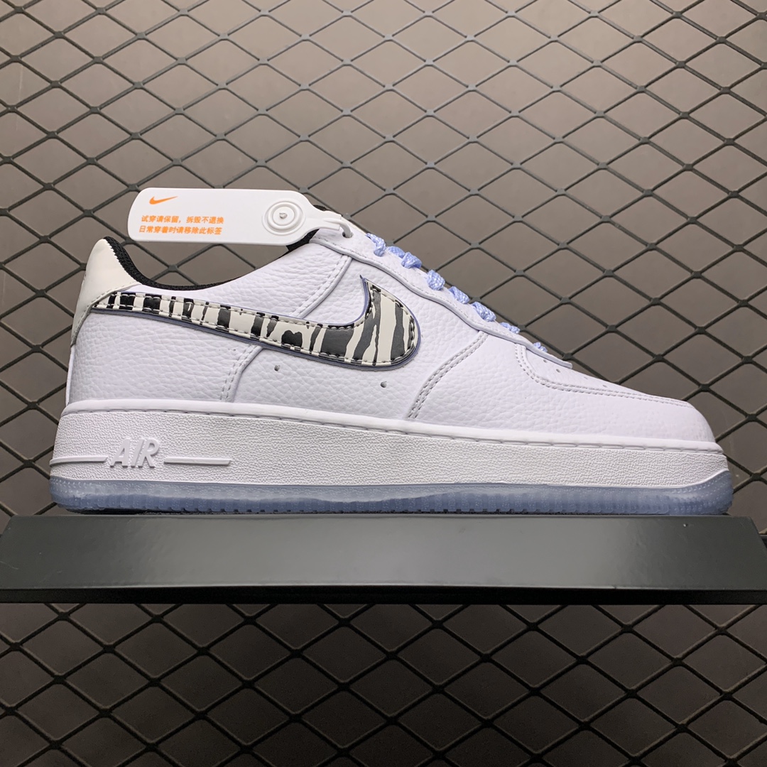 210 Nike Air Force 1 ”South Korea' 韩国限定虎纹空军一号鸳鸯低帮运动休闲板鞋 CW3919-100