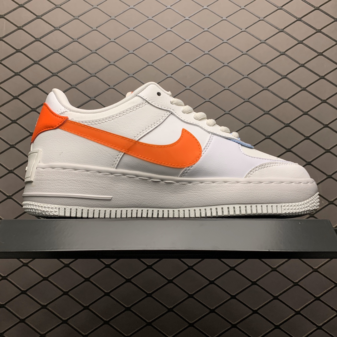 210 Nike Air Force 1 Shadow 解构系列空军一号低帮运动休闲板鞋 CQ9503-100