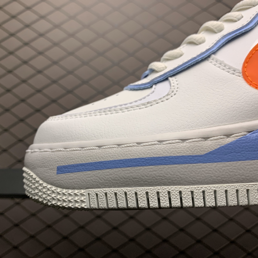 210 Nike Air Force 1 Shadow 解构系列空军一号低帮运动休闲板鞋 CQ9503-100