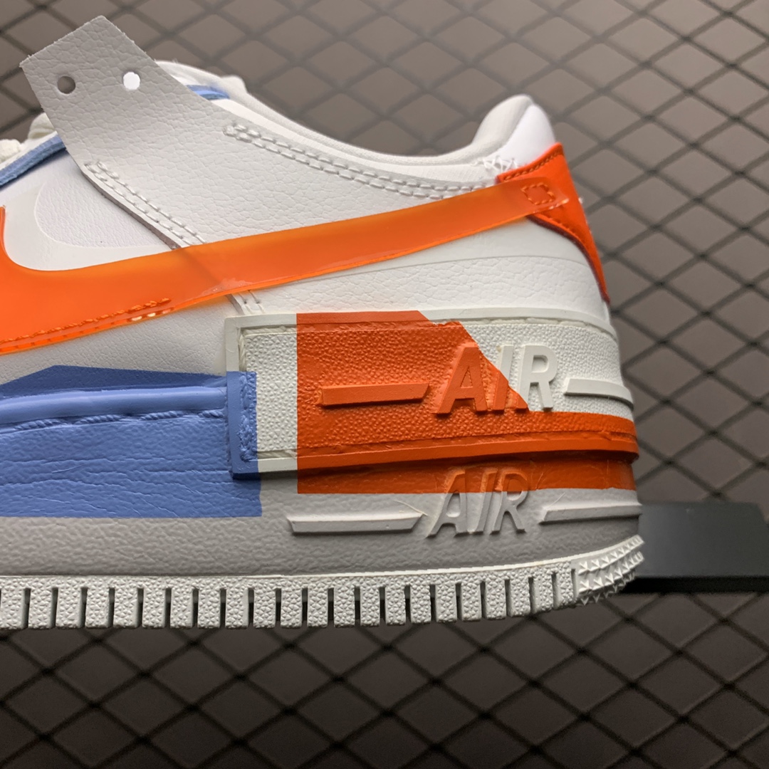 210 Nike Air Force 1 Shadow 解构系列空军一号低帮运动休闲板鞋 CQ9503-100