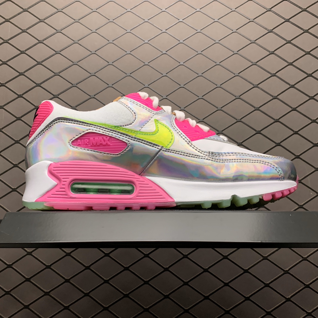 180 Nike Air Max 90 半掌气垫网面复古运动休闲慢跑鞋 CQ2559-100