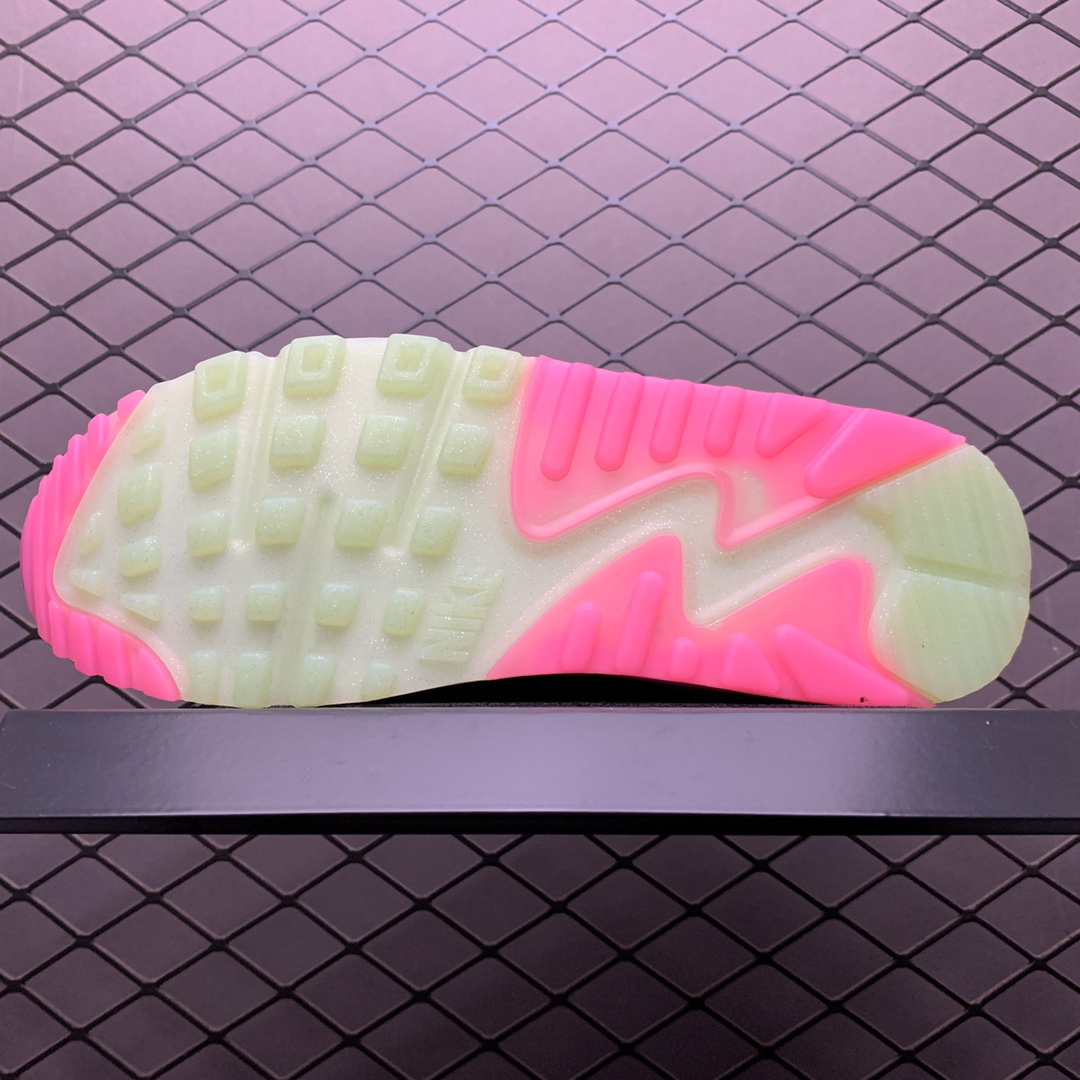180 Nike Air Max 90 半掌气垫网面复古运动休闲慢跑鞋 CQ2559-100