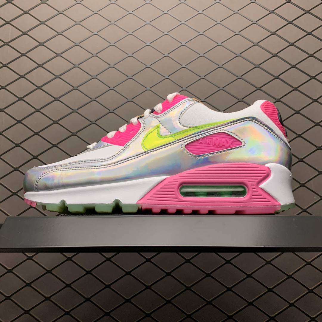 180 Nike Air Max 90 半掌气垫网面复古运动休闲慢跑鞋 CQ2559-100