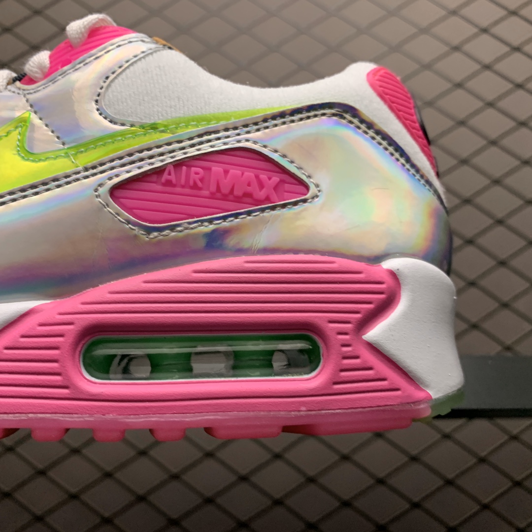 180 Nike Air Max 90 半掌气垫网面复古运动休闲慢跑鞋 CQ2559-100