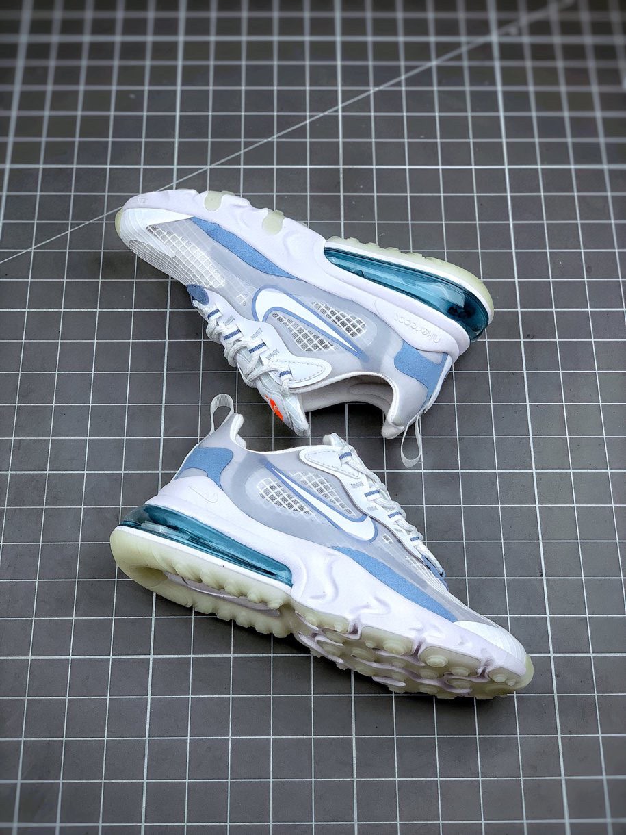 200 Air Max 270 React 白灰蓝