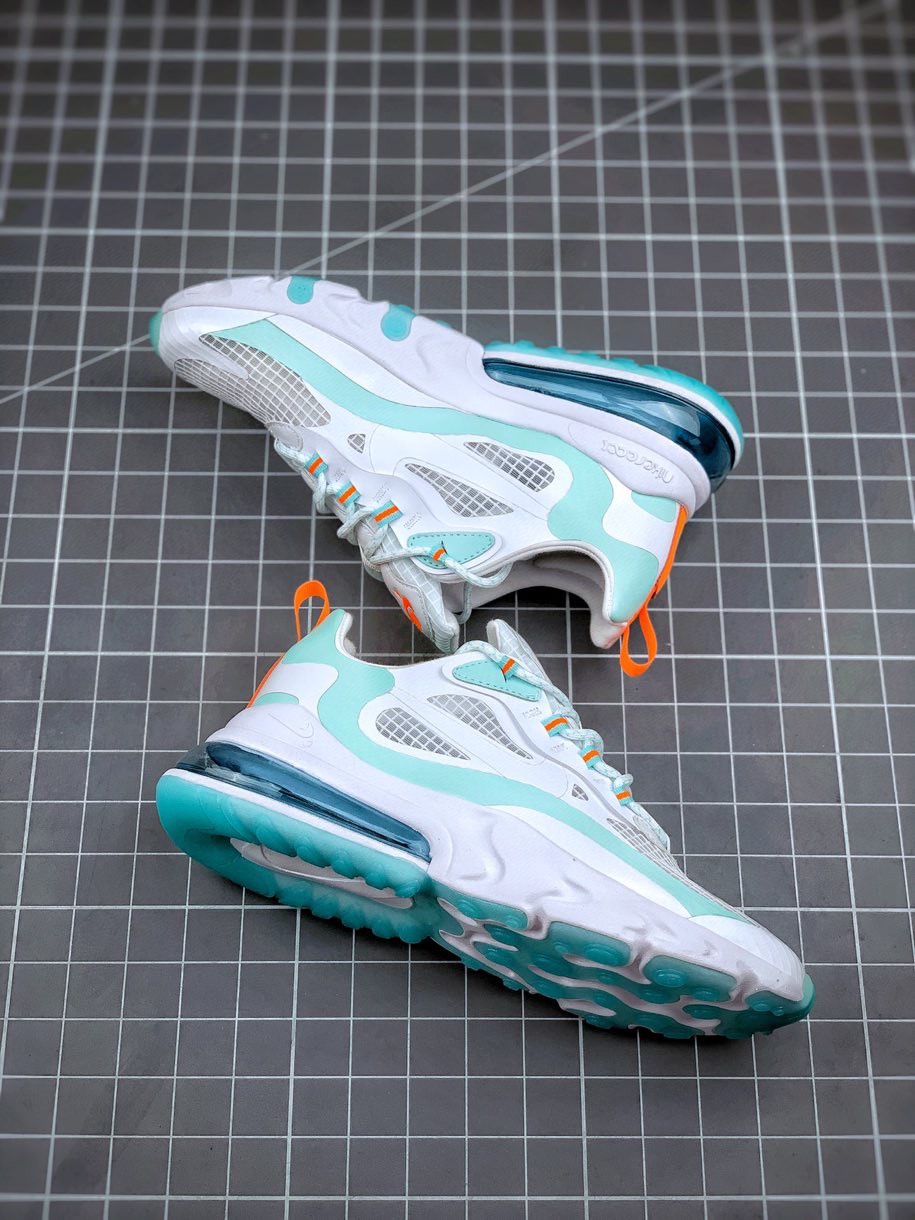 200 Air Max 270 React 白灰蓝