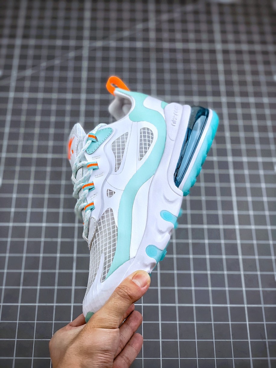200 Air Max 270 React 白灰蓝