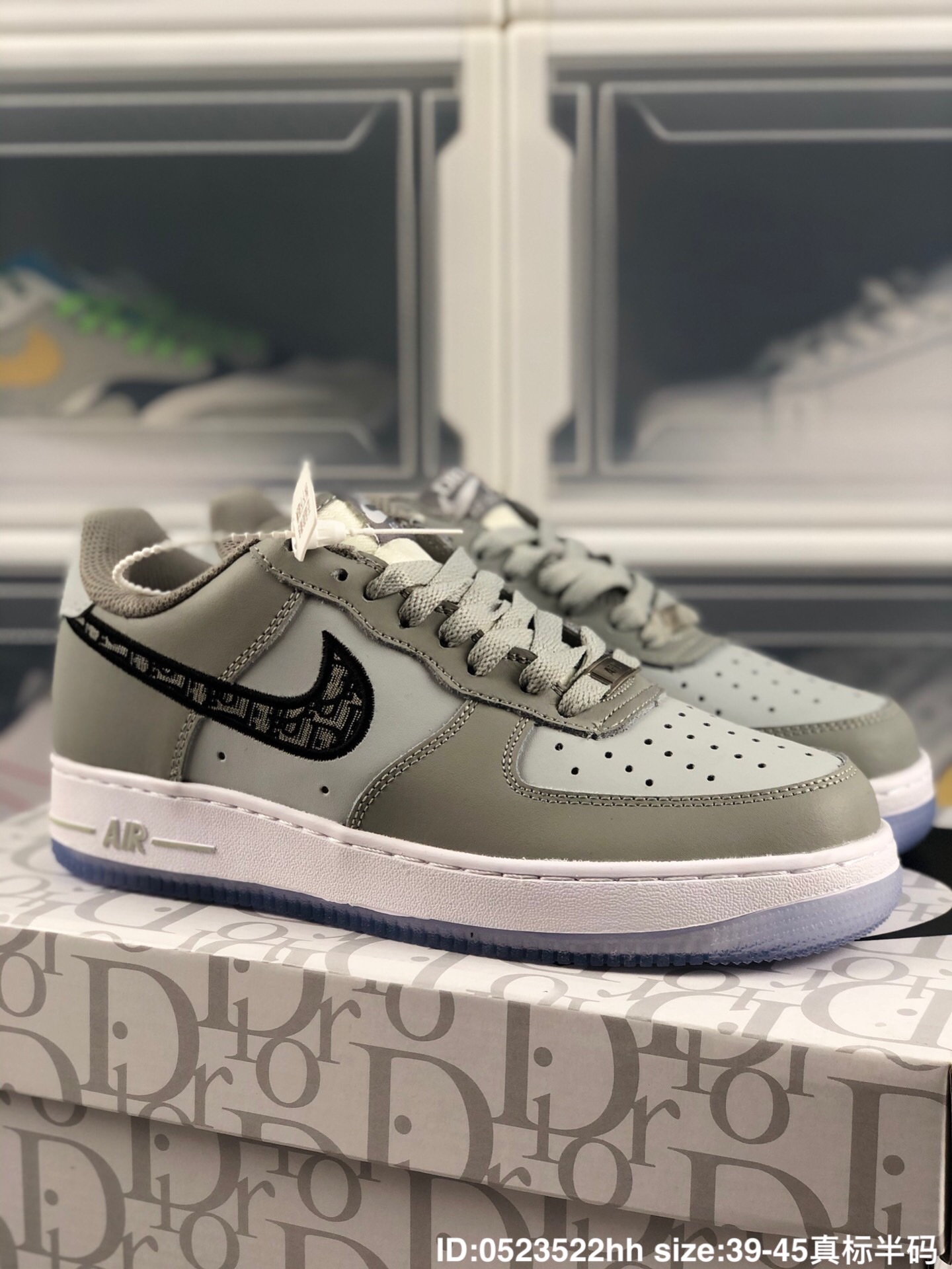 ️ 新款 耐克Nike Air Force 1 '07 LV8 空军一号迪奥低帮运动休闲板鞋.货号0523522HH! 真标半码