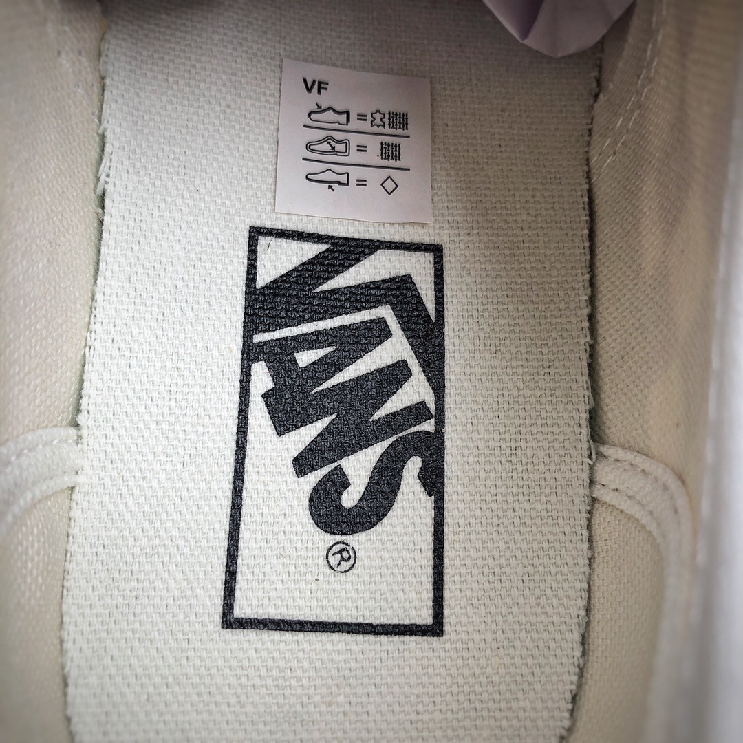 150 VANS Authentic 百搭常青款 高端支线淡紫色棋盘格高街休闲板鞋