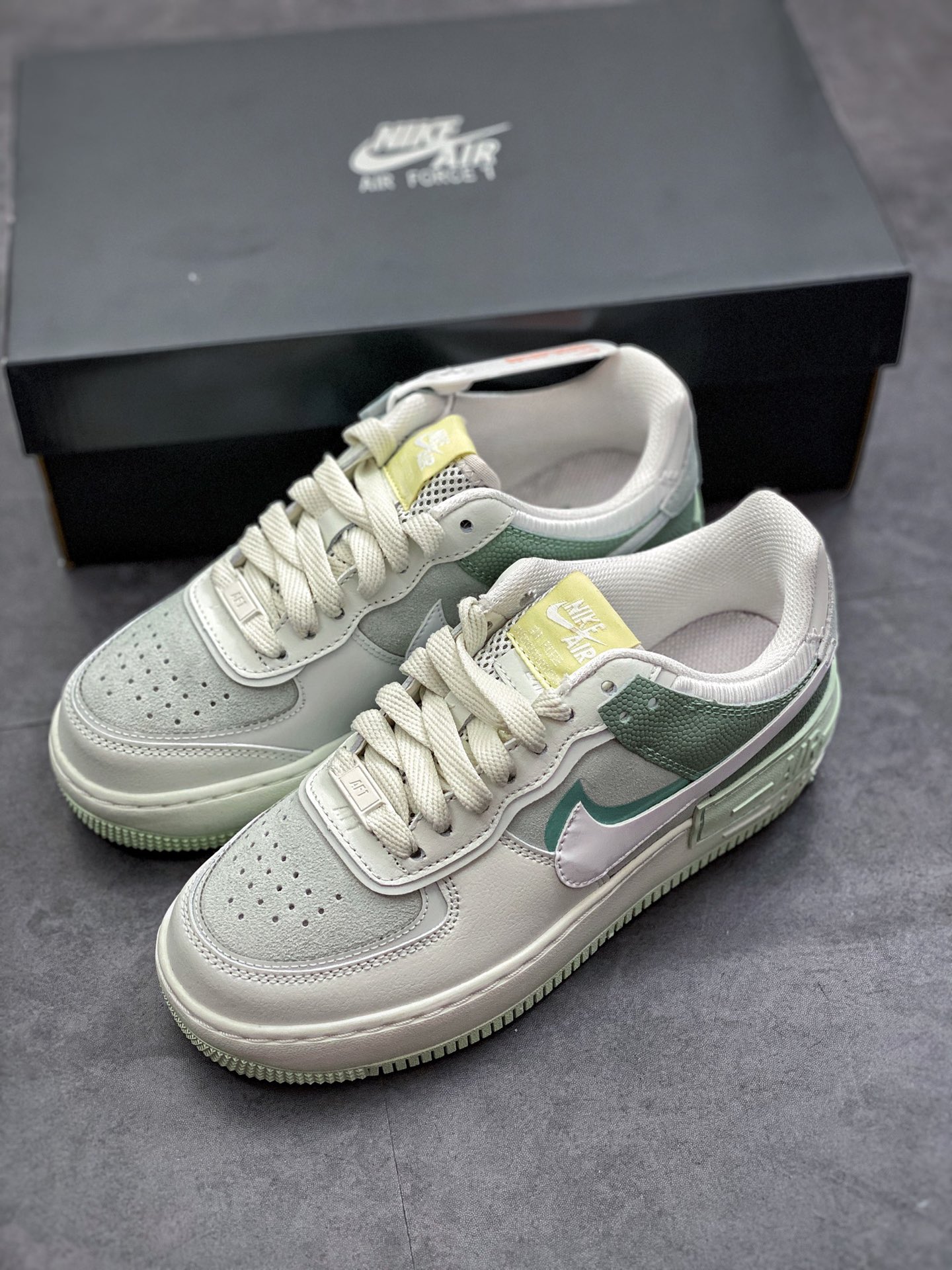 210 Nike Air Force 1 Shadow 解构系列空军一号低帮运动休闲板鞋 CW2655-001