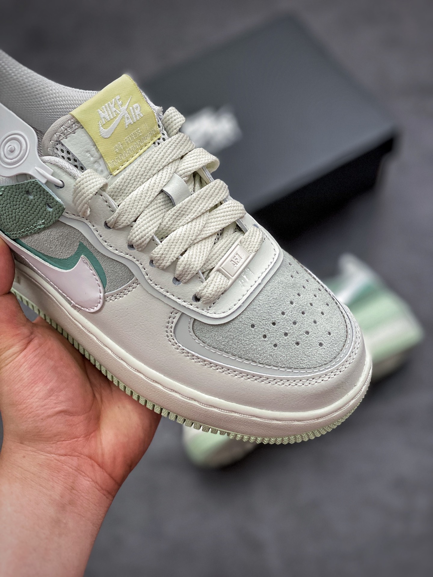 210 Nike Air Force 1 Shadow 解构系列空军一号低帮运动休闲板鞋 CW2655-001