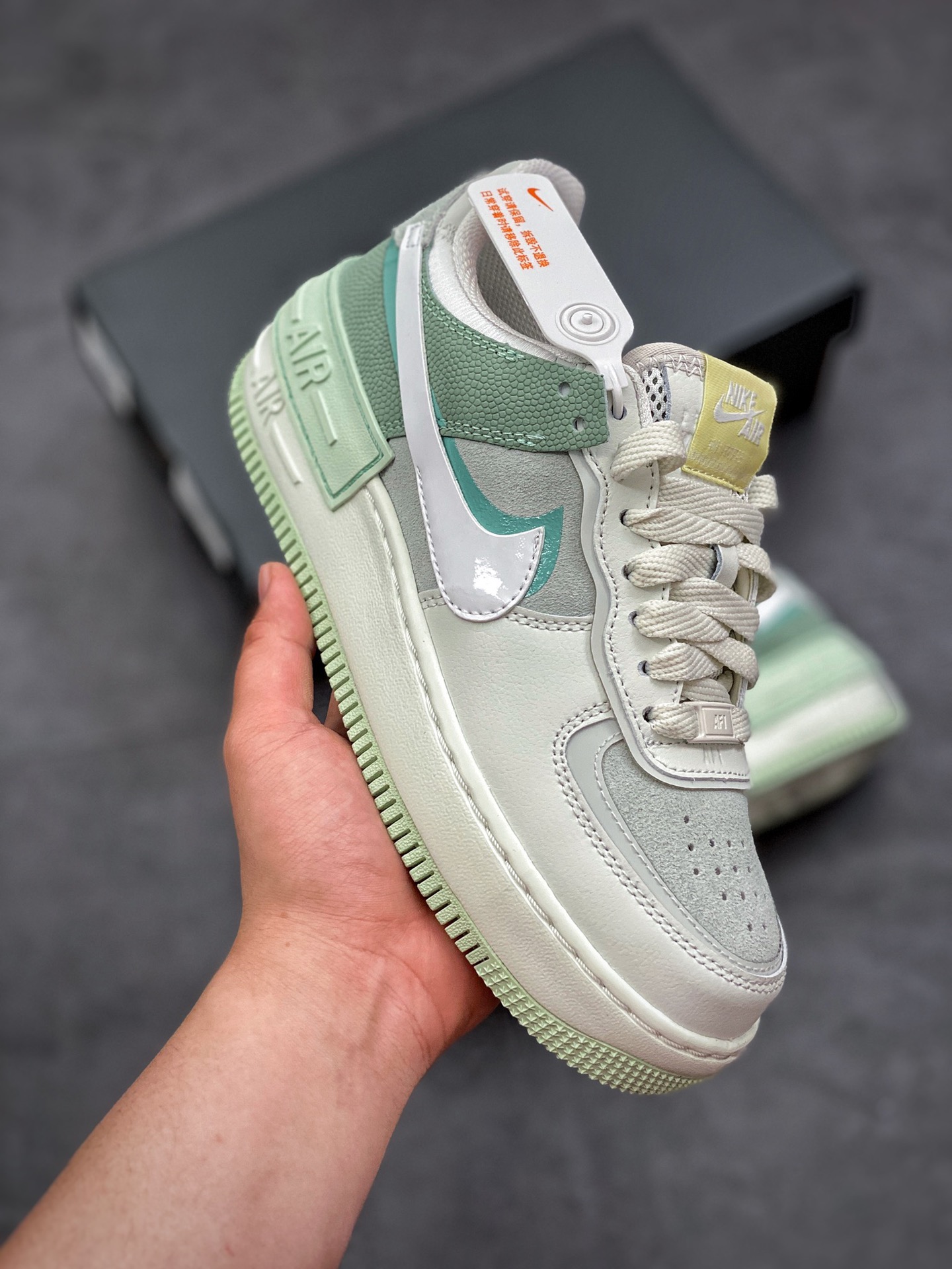 210 Nike Air Force 1 Shadow 解构系列空军一号低帮运动休闲板鞋 CW2655-001