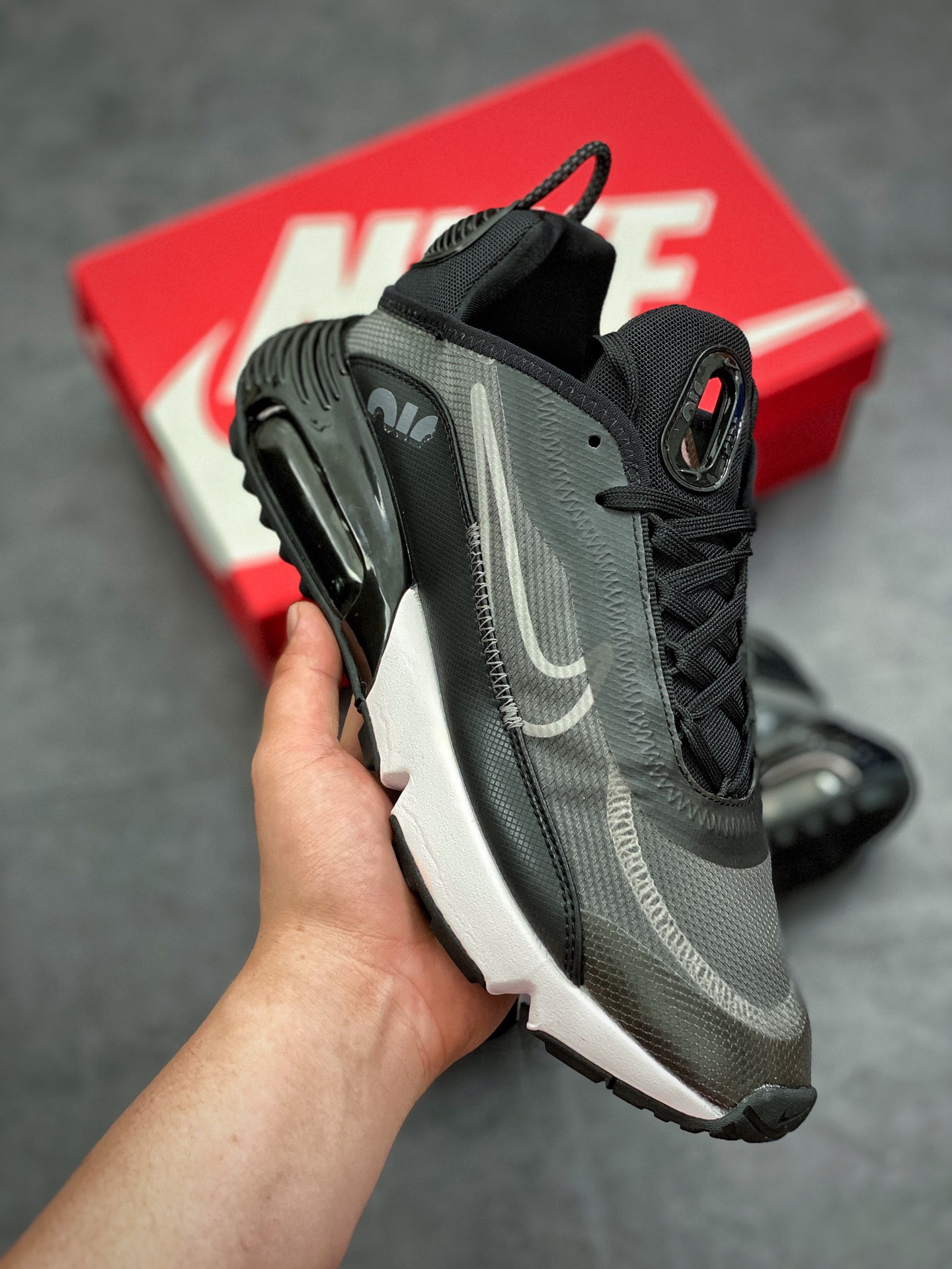 200 公司级  Nike Air Max 2090 黑银 货号：CW7306-001 耐克2020春新季款气垫跑鞋