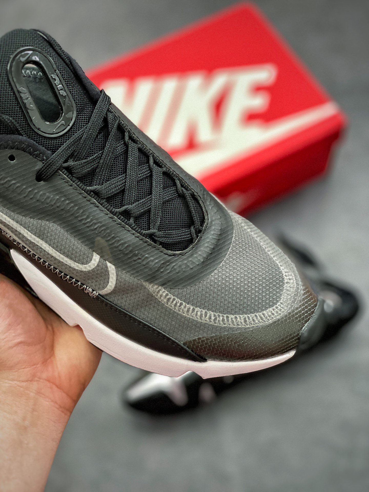 200 公司级  Nike Air Max 2090 黑银 货号：CW7306-001 耐克2020春新季款气垫跑鞋