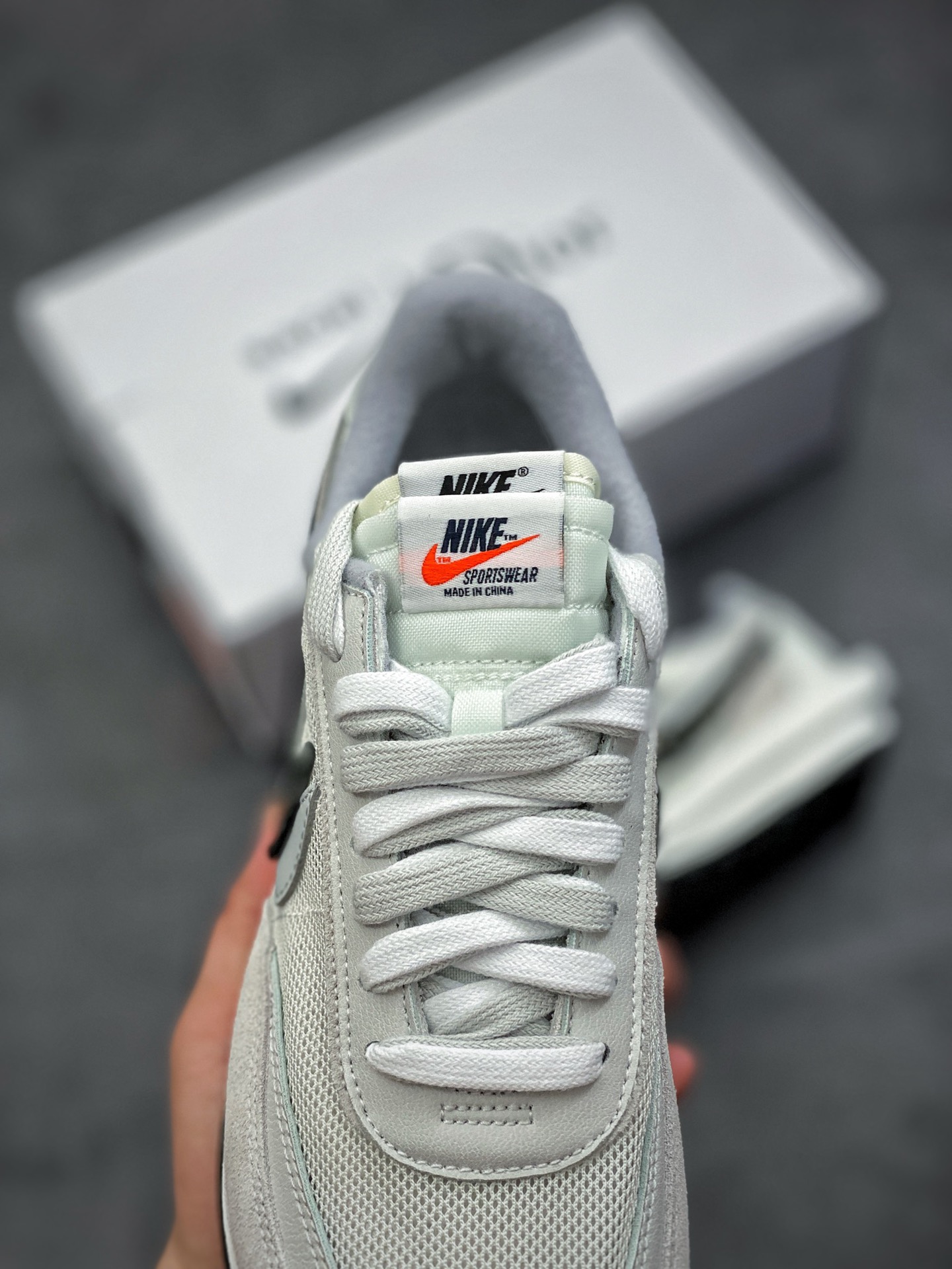 280  Nike x Sacai x Dior联名 独家首发白灰  CN8898 002 双钩设计
