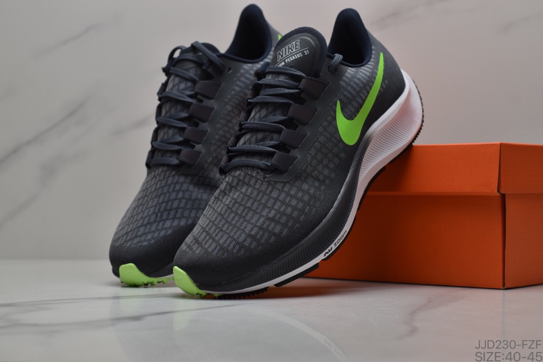 130 耐克Nike Air Zoom STRCTURE 37 透气网面 登月37代 夏季复古慢跑鞋
