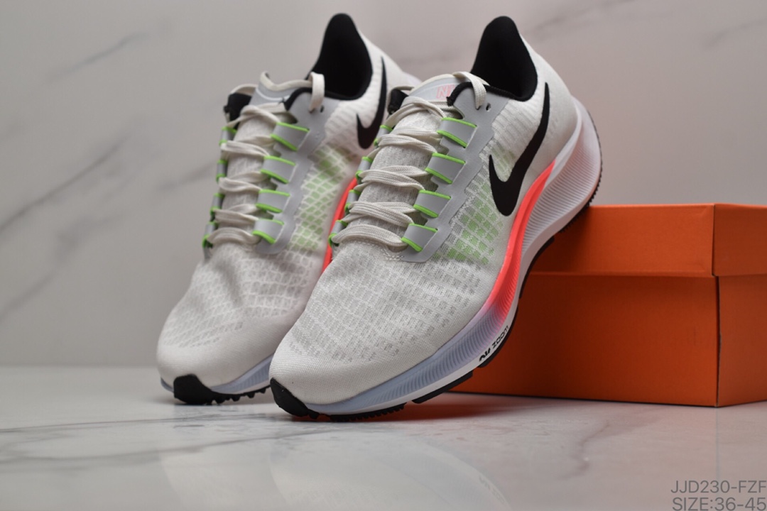 130 耐克Nike Air Zoom STRCTURE 37 透气网面 登月37代 夏季复古慢跑鞋