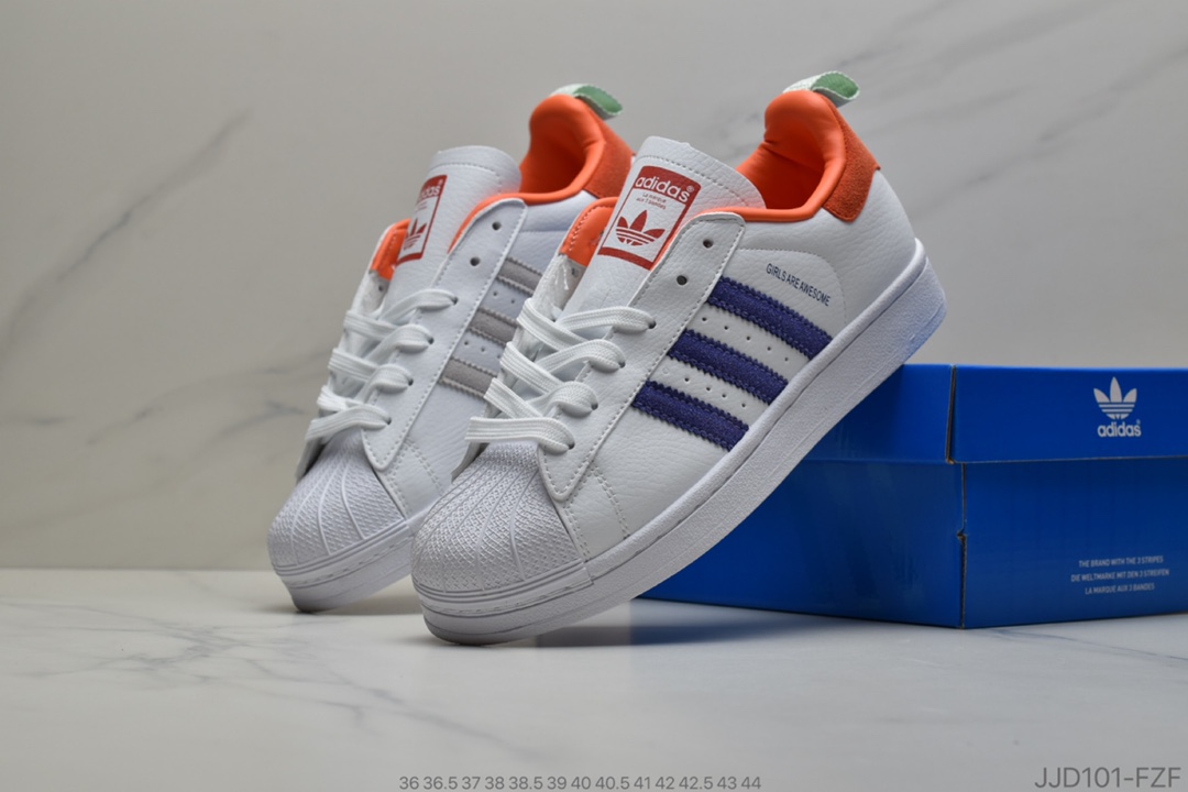 130 阿迪达斯三叶草 Adidas SUPERSTAR 2 W 贝壳头经典百搭休闲运动板鞋