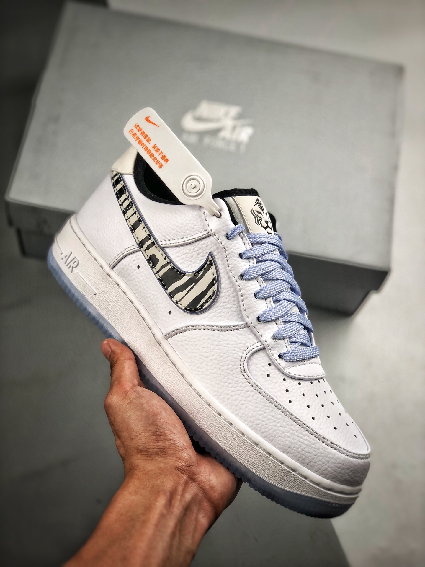 Doble 11 gran lanzamiento, precio especial de beneficios 💥 Air Force 1 Low "Korea" ‮ rojo y azul yin-yang, e…