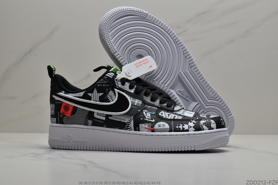 230 耐克Nike Air Force 1 '07 LV8 空军一号迪奥低帮运动休闲板鞋。货号：CZ5927 001