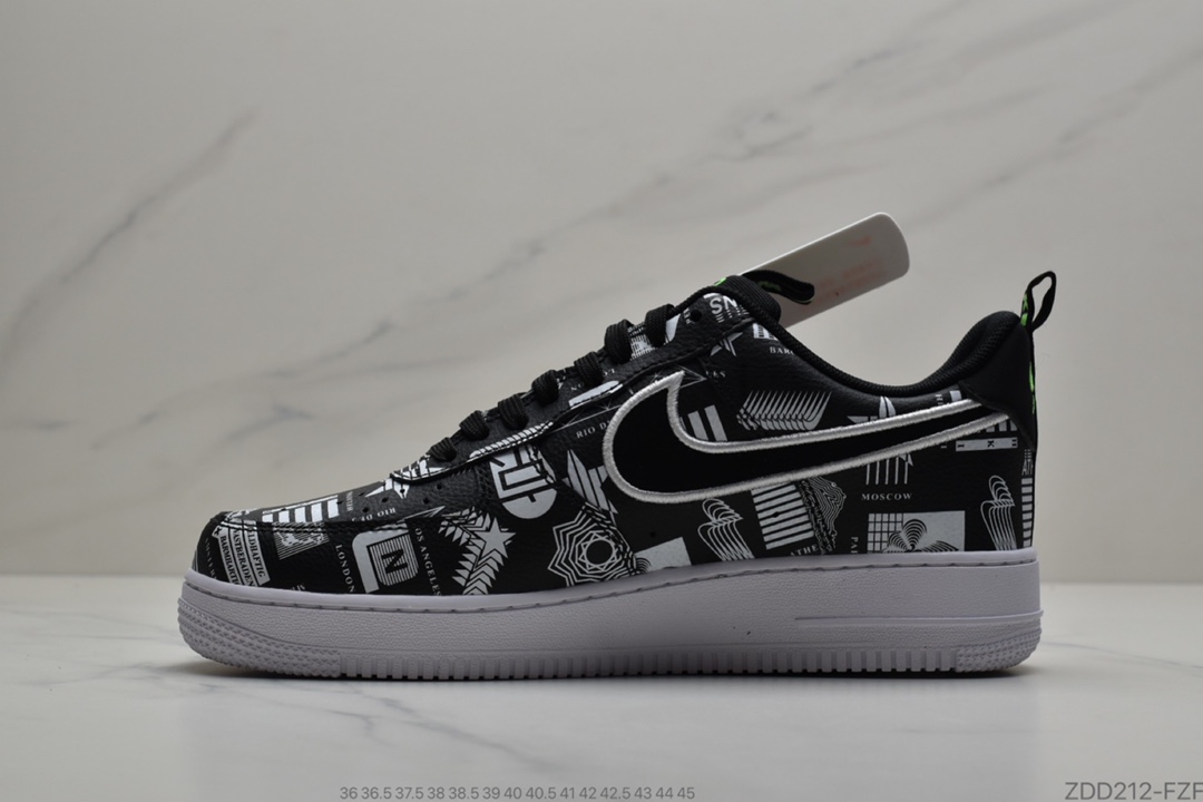 230 耐克Nike Air Force 1 '07 LV8 空军一号迪奥低帮运动休闲板鞋。货号：CZ5927 001