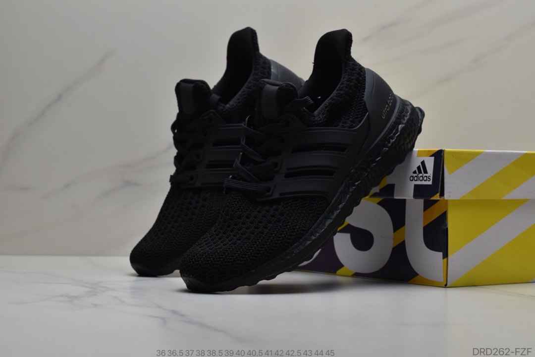 110 阿迪达斯UB 4.0 原面针织大颗粒Boost马牌原底 Adidas Ultra Boost 4.0 轻便休闲跑鞋