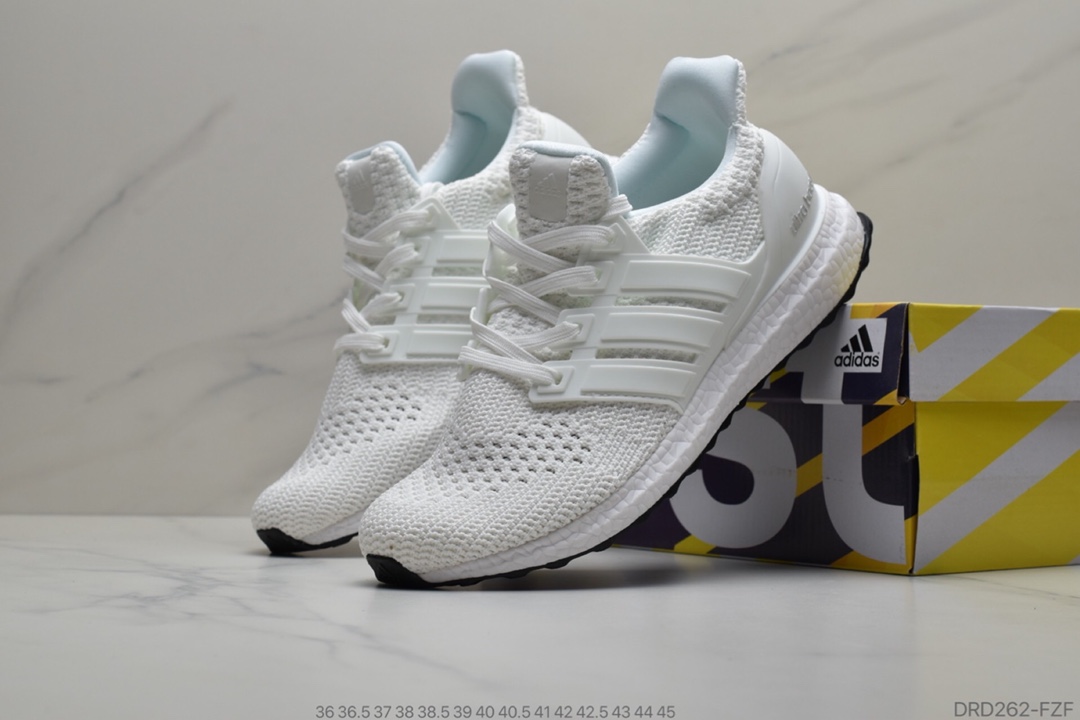 110 阿迪达斯UB 4.0 原面针织大颗粒Boost马牌原底 Adidas Ultra Boost 4.0 轻便休闲跑鞋