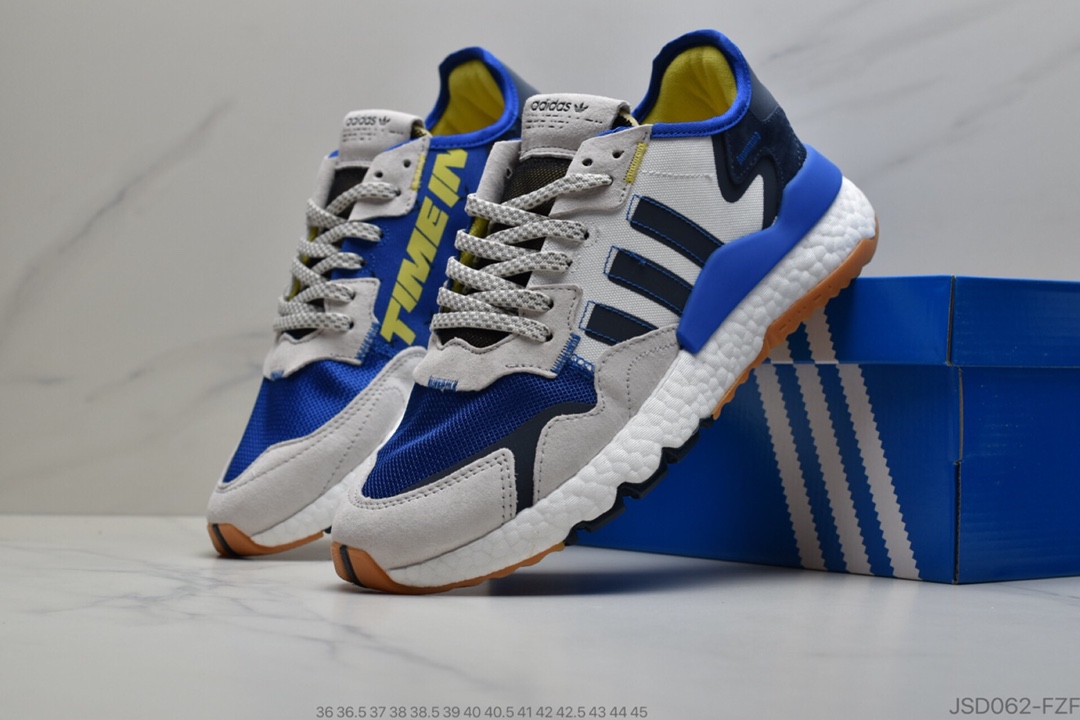 200 公司级阿达迪斯 Adidas Nite Jogger 2020 DT Boost 3M反光变色系龙列 复古休闲百搭动运跑鞋EF5422