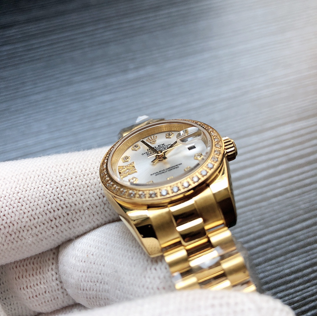 Rolex 劳力士 女装日志型 尺寸28㎜ 蚝式表壳是坚固优雅 耐腐蚀即使在最极端的环境 其美态依然不减