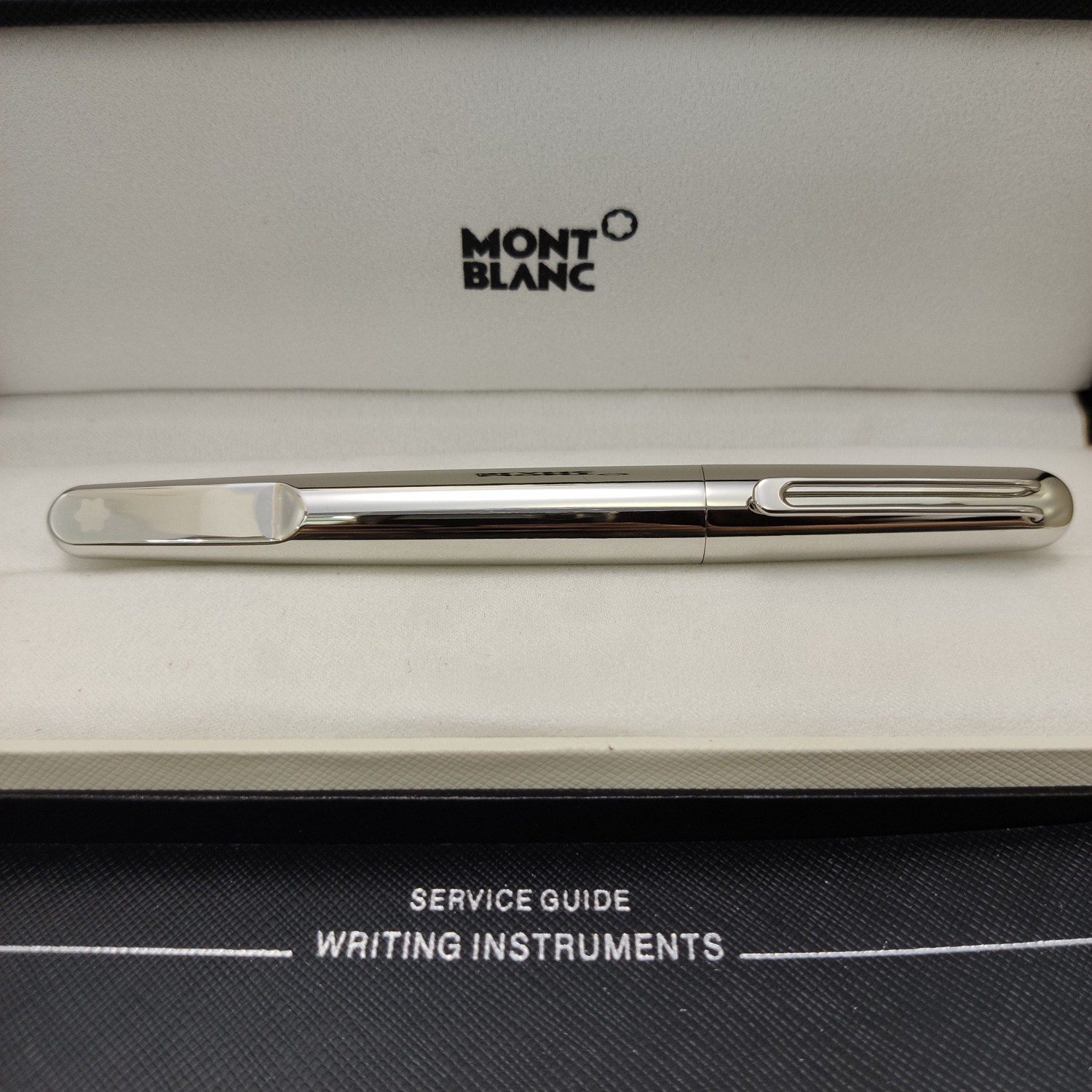 Montblanc 2020 Silver Finish Rollerball Pen | Elegant Writing Instrument