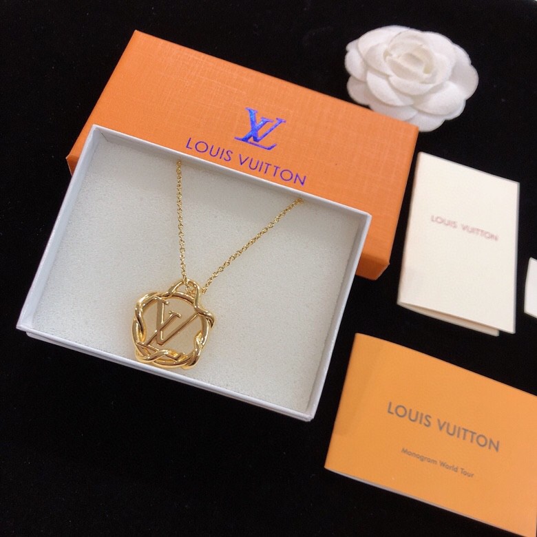 Louis Vuitton Jewelry Bracelet Earring Necklaces & Pendants Yellow Brass