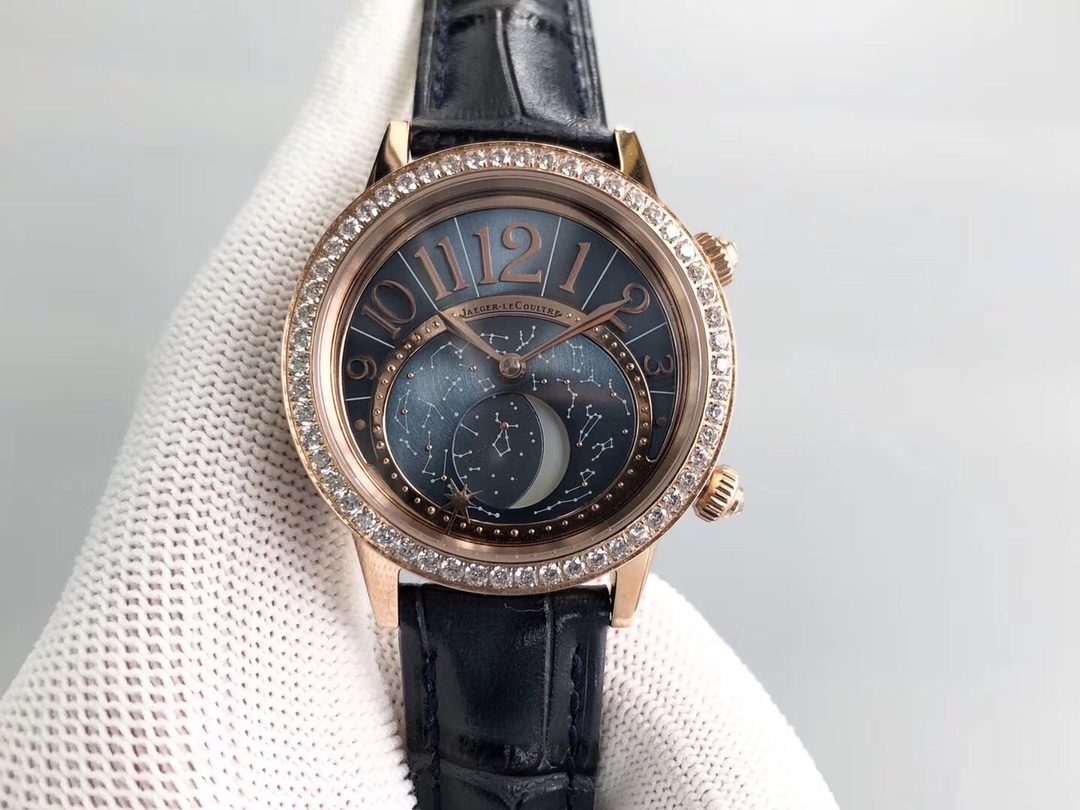 Obra maestra del novato de CC: Jaeger-LeCoultre Rendez-Vous Moon Serenity Serie de citas Reloj de fase lunar …