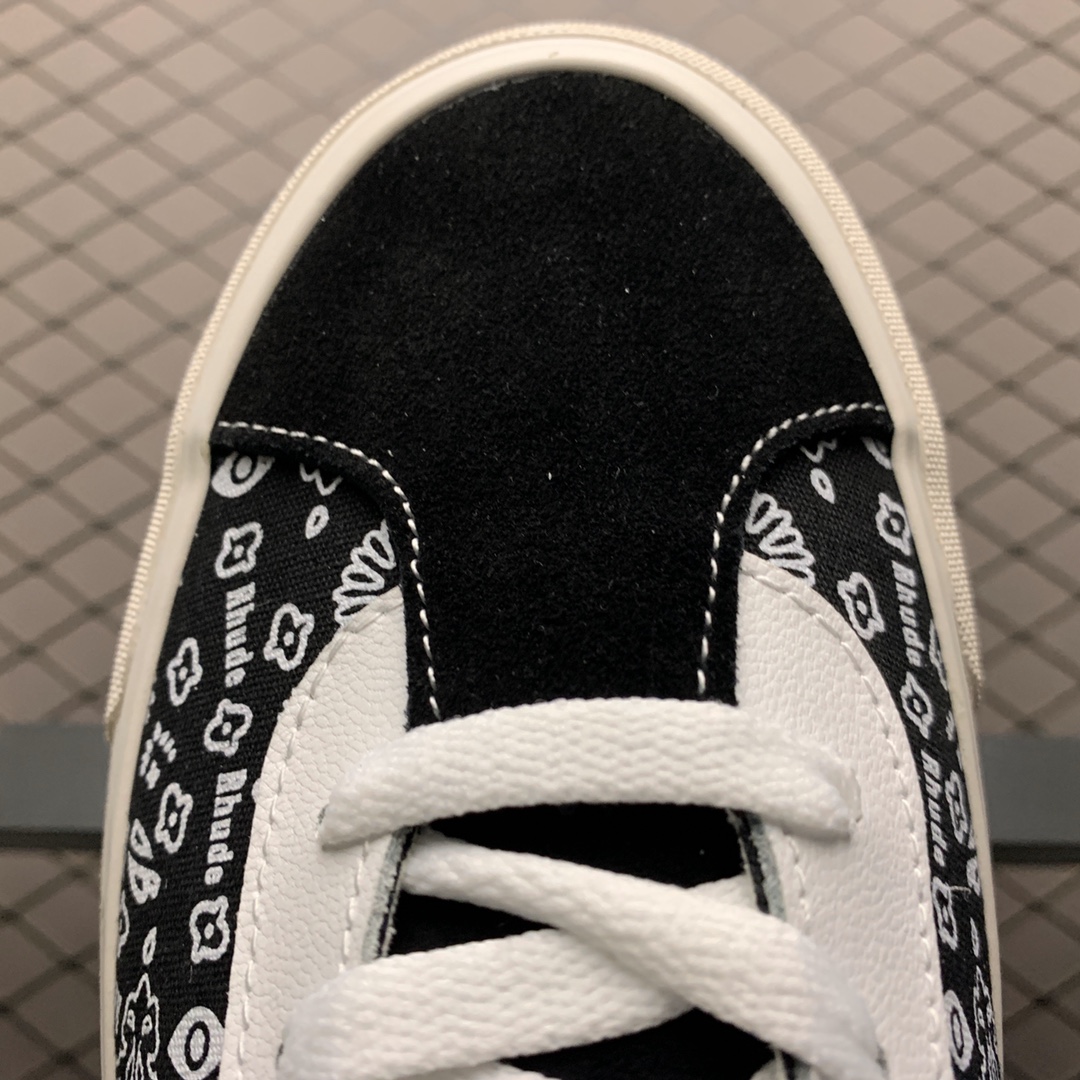 170 Vans 万斯 x Rhude 联名合作推出Paisüxitley 腰果花图案 低帮硫化休闲板鞋