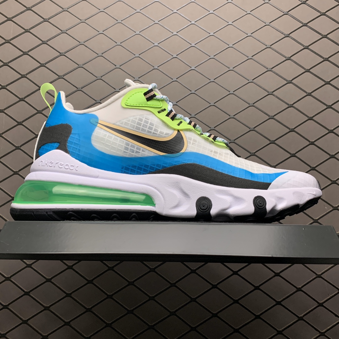 190 Nike Max 270 React SE 混合科技 半掌气垫跑步鞋 CT1265-300