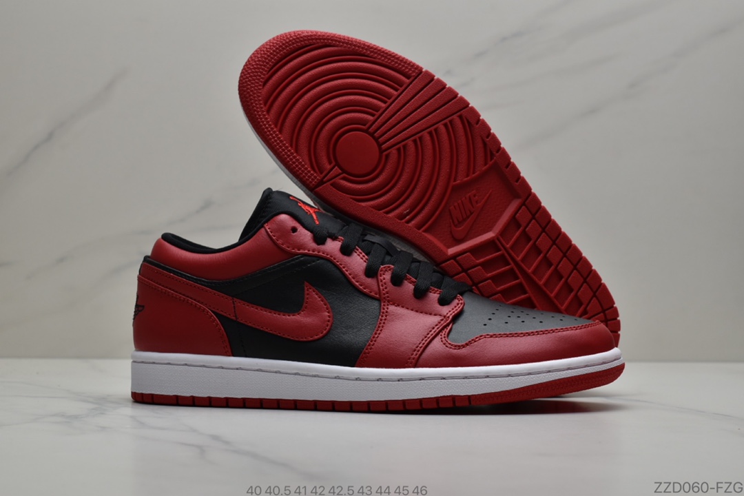 250 公司级 Air Jordan 1 Low”Spruce Aura”AJ1乔一丹代低头帮层经典复古文休化闲运篮动球鞋 黑红禁穿 货号：553558-606