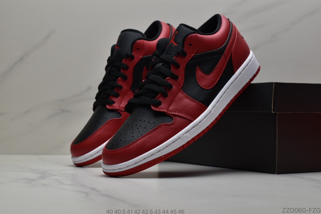 250 公司级 Air Jordan 1 Low”Spruce Aura”AJ1乔一丹代低头帮层经典复古文休化闲运篮动球鞋 黑红禁穿 货号：553558-606