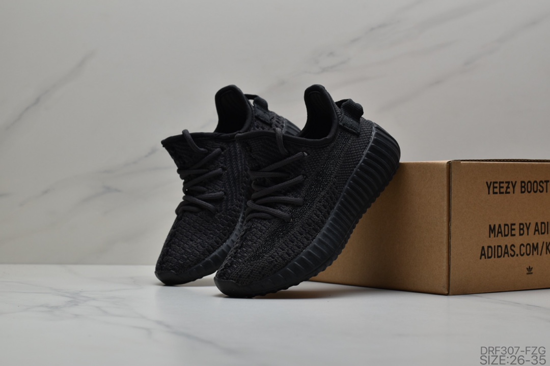 115 童鞋Adidas Yeezy Boost 350 V2  儿童鞋 椰爆子米花跑鞋