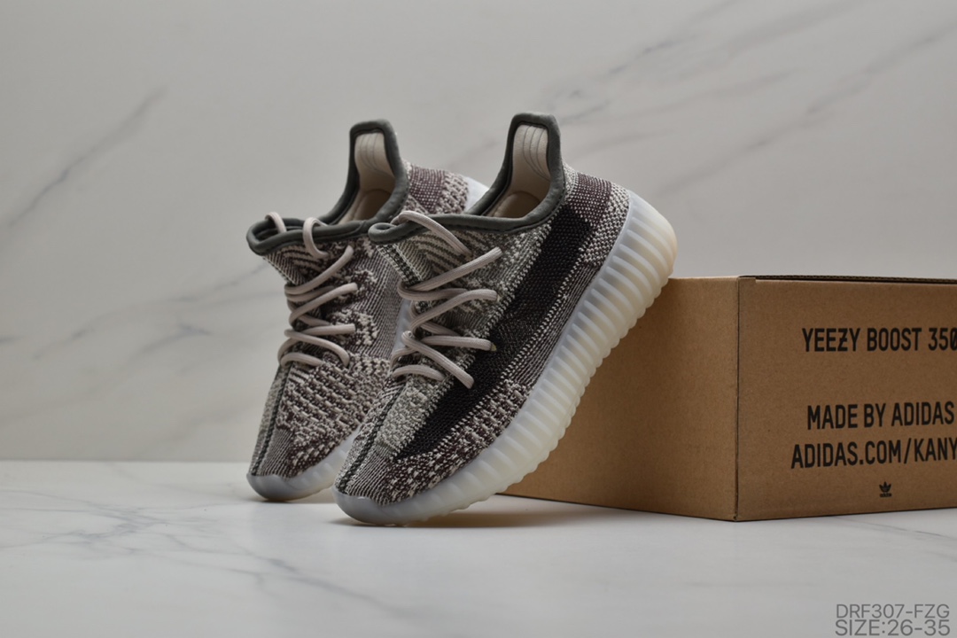 115 童鞋Adidas Yeezy Boost 350 V2  儿童鞋 椰爆子米花跑鞋