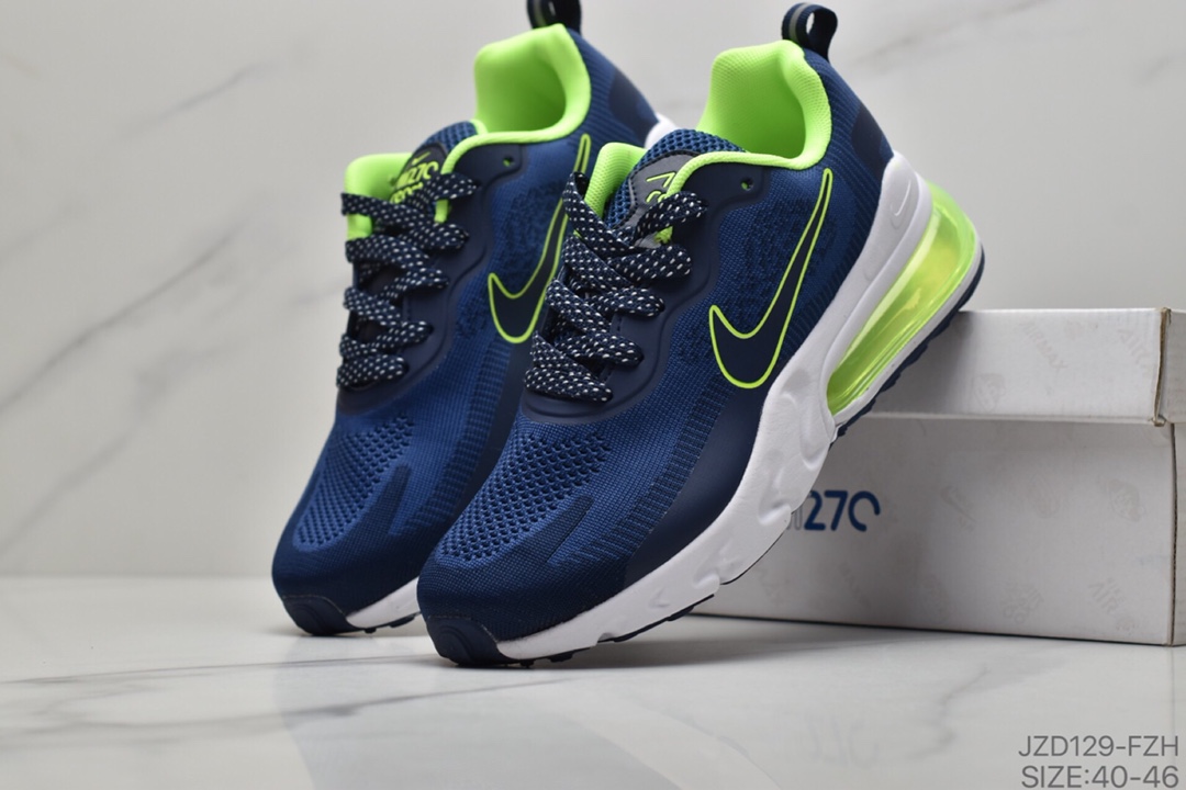 140 耐克Nike Air Max 270 V2 耐克掌半气垫针织透气面缓跑震鞋