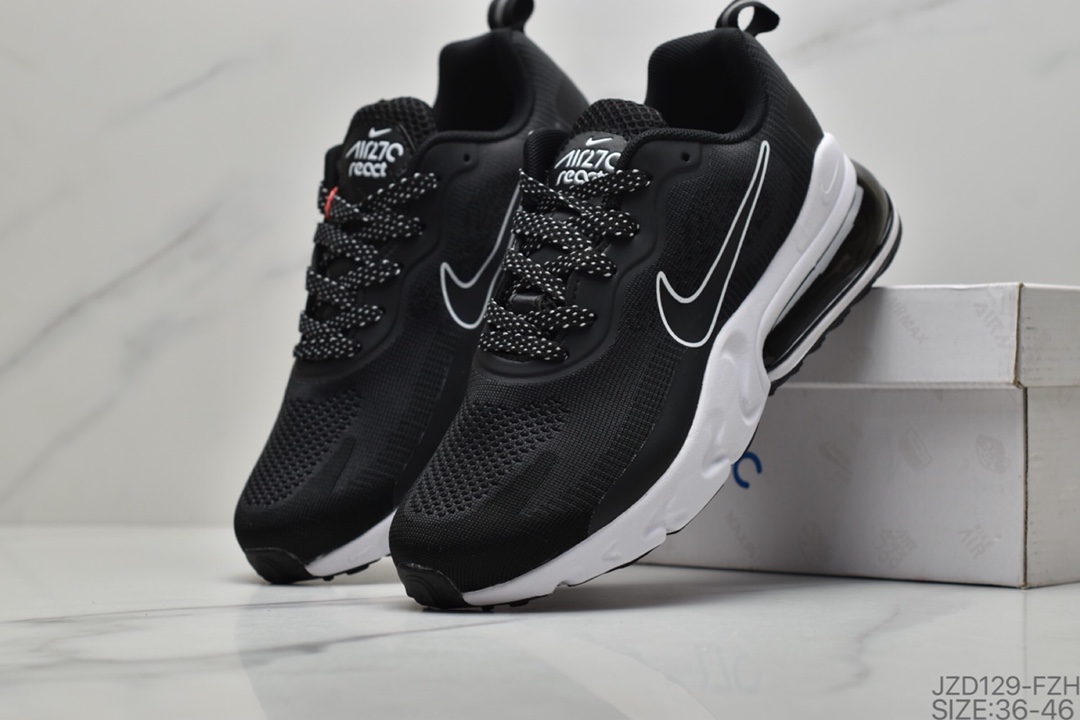 140 耐克Nike Air Max 270 V2 耐克掌半气垫针织透气面缓跑震鞋