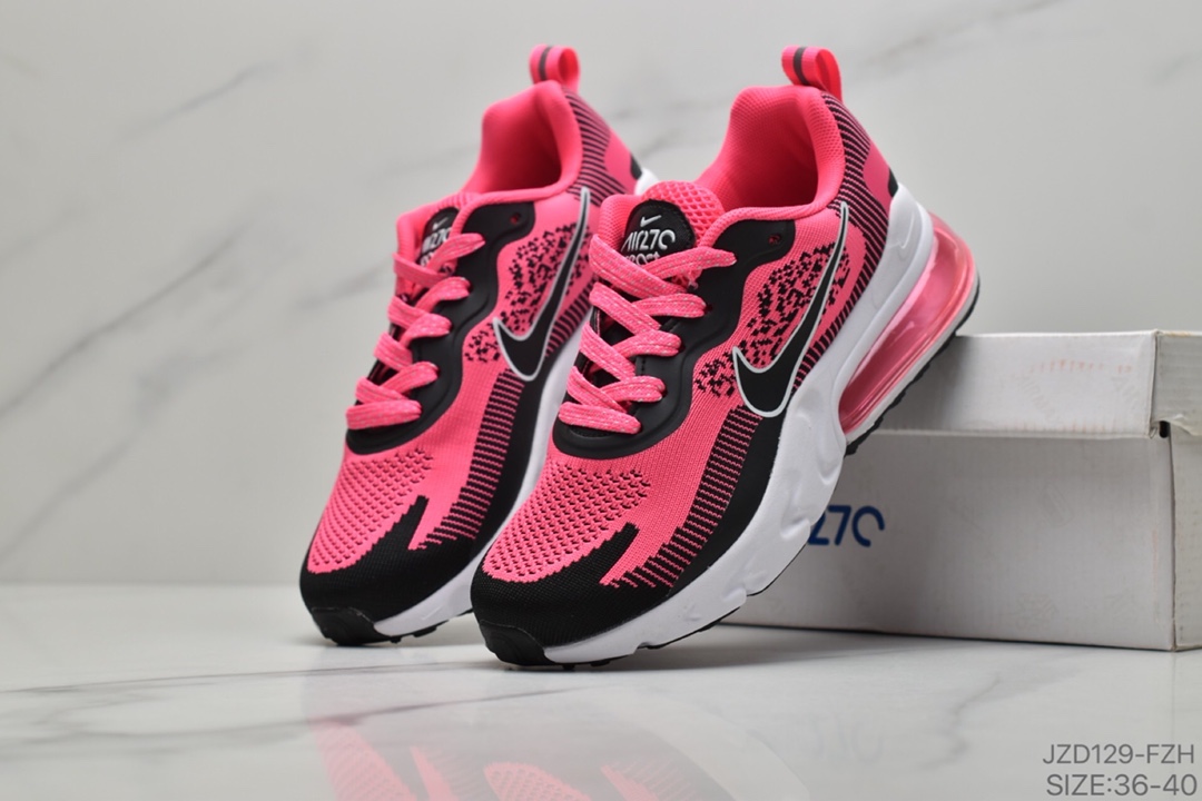 140 耐克Nike Air Max 270 V2 耐克掌半气垫针织透气面缓跑震鞋