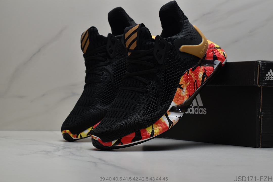 200 Adidas AlphaBounce Beyond M 黑红金 阿尔法FW4535