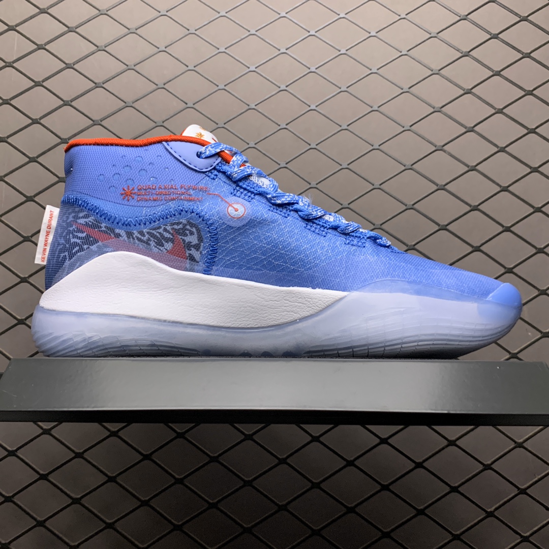 260 Nike Zoom KD12 EP 杜兰特12代 男子篮球鞋 CD4979-900 该款采用全掌Zoom气垫